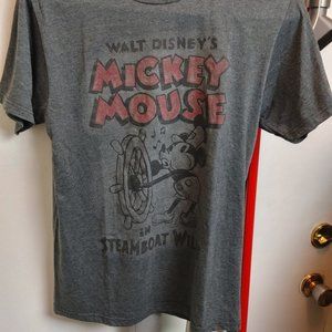 Official Disney Parks Mickey Mouse Steamboat Willy Small Men's T-Shirt